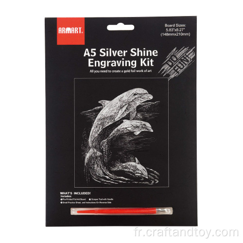 Armart Silver Foil Graving Kit A5